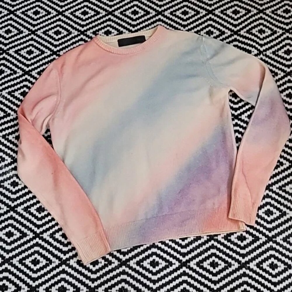 Authentic The Elder Statesman Cashmere crew neck sweater Small